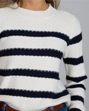 Load image into Gallery viewer, Meridian Signature Striped Crew
