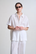Coastal Eyelet Short Sleeve Shirt