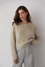 Load image into Gallery viewer, Crescent Hartley Vegan Mohair Crewneck Sweater
