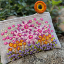 Load image into Gallery viewer, Jenny Krauss | Freshwater Embroidered Wool Pouch
