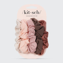 Load image into Gallery viewer, KITSCH Assorted Textured Scrunchies 5pc Set *2 Colors Available*
