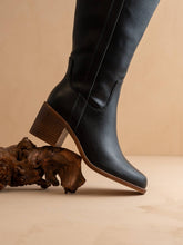 Load image into Gallery viewer, The Harriet | Black Tall Riding Boot
