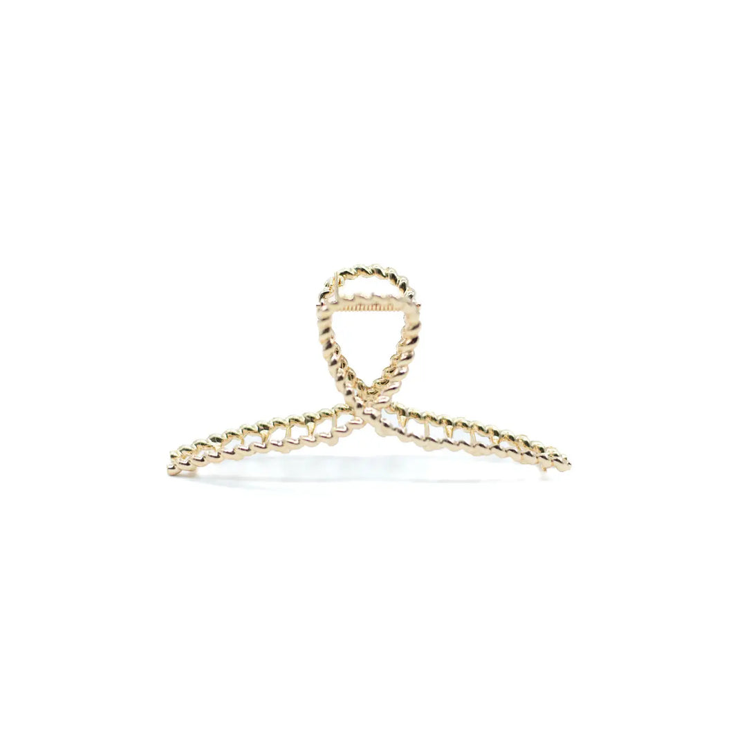 *Back In Stock!* Textured Gold Claw Clip