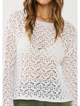 Load image into Gallery viewer, Seabreeze Crochet Pullover
