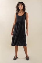Load image into Gallery viewer, Riley U-Neck Tiered Rib Dress
