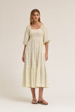 Load image into Gallery viewer, Smocked Floral Midi Dress
