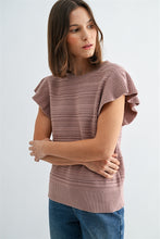 Load image into Gallery viewer, Maeve Ruffle Sleeve Sweater
