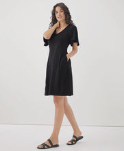 Load image into Gallery viewer, Pact Fit &amp; Flare Easy Dress | Black
