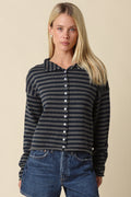 Elina Striped Collar Sweater