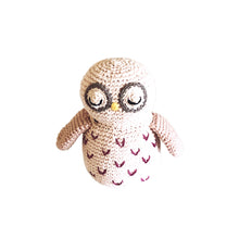 Load image into Gallery viewer, Pebble Woodland Baby Owl Rattle
