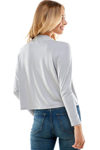 Load image into Gallery viewer, Cordelia Cropped Cardigan | Silver
