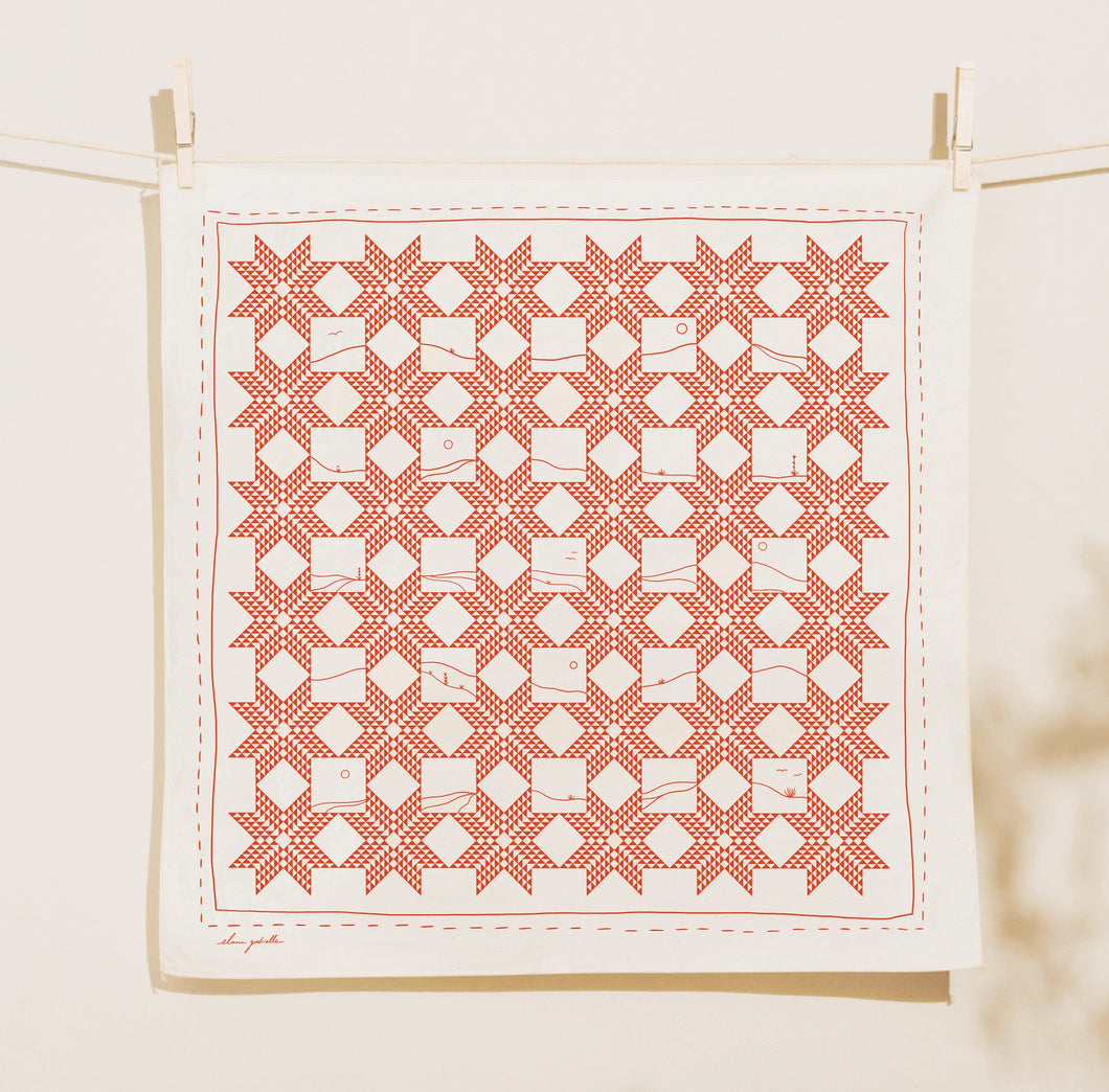 Elana Gabrielle Quilt Geometric Bandana