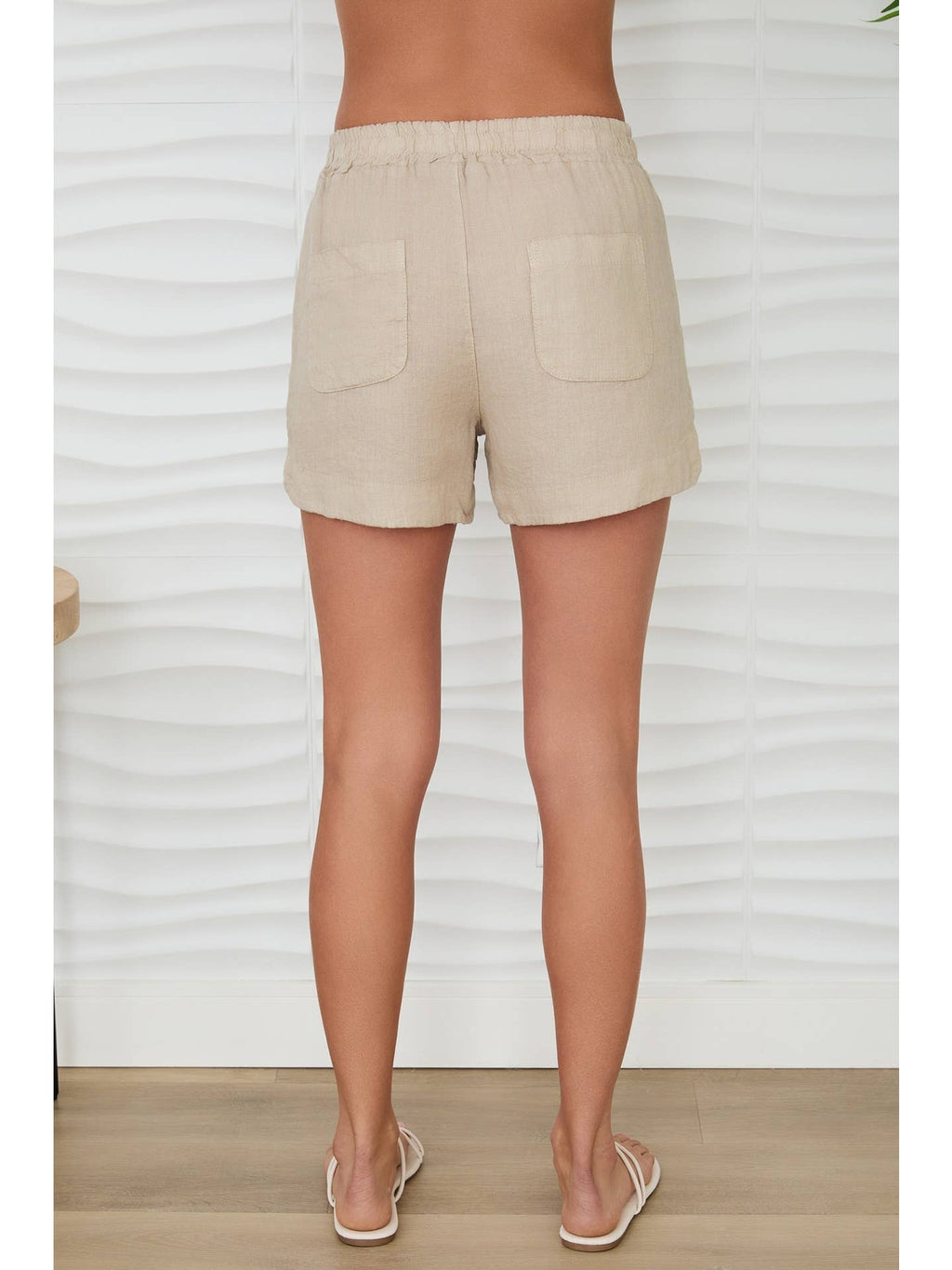Portofino Linen Shorts | Earth Beige