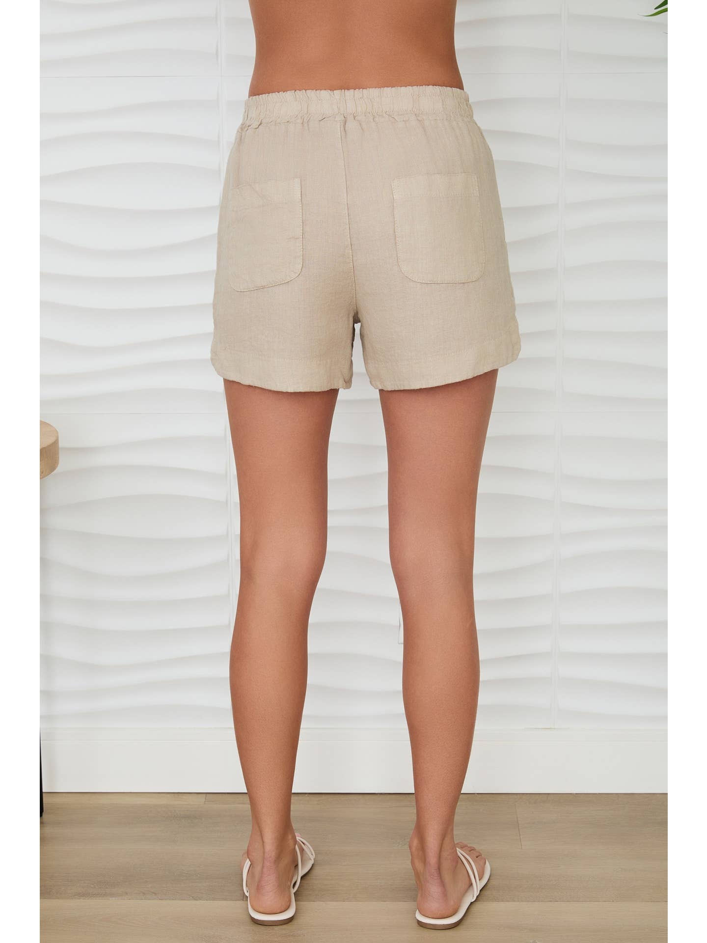 Portofino Linen Shorts | Earth Beige