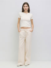 Load image into Gallery viewer, The Iris Pants | Denim Drawstring Pants
