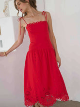 Load image into Gallery viewer, The Americana Eyelet Midi Dress
