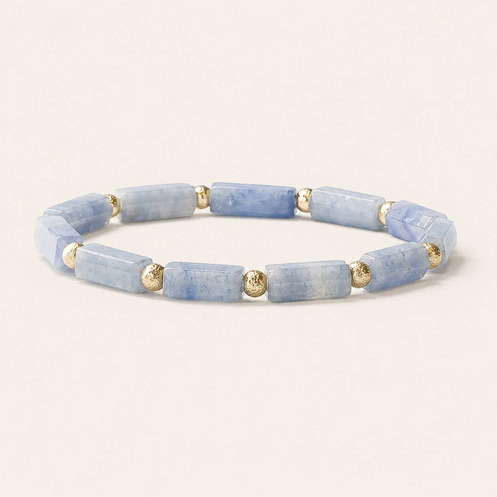 Aventurine Cube Bracelet | Blue
