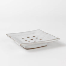 Load image into Gallery viewer, Ten Thousand Villages Farmhouse Ceramic Soap Dish
