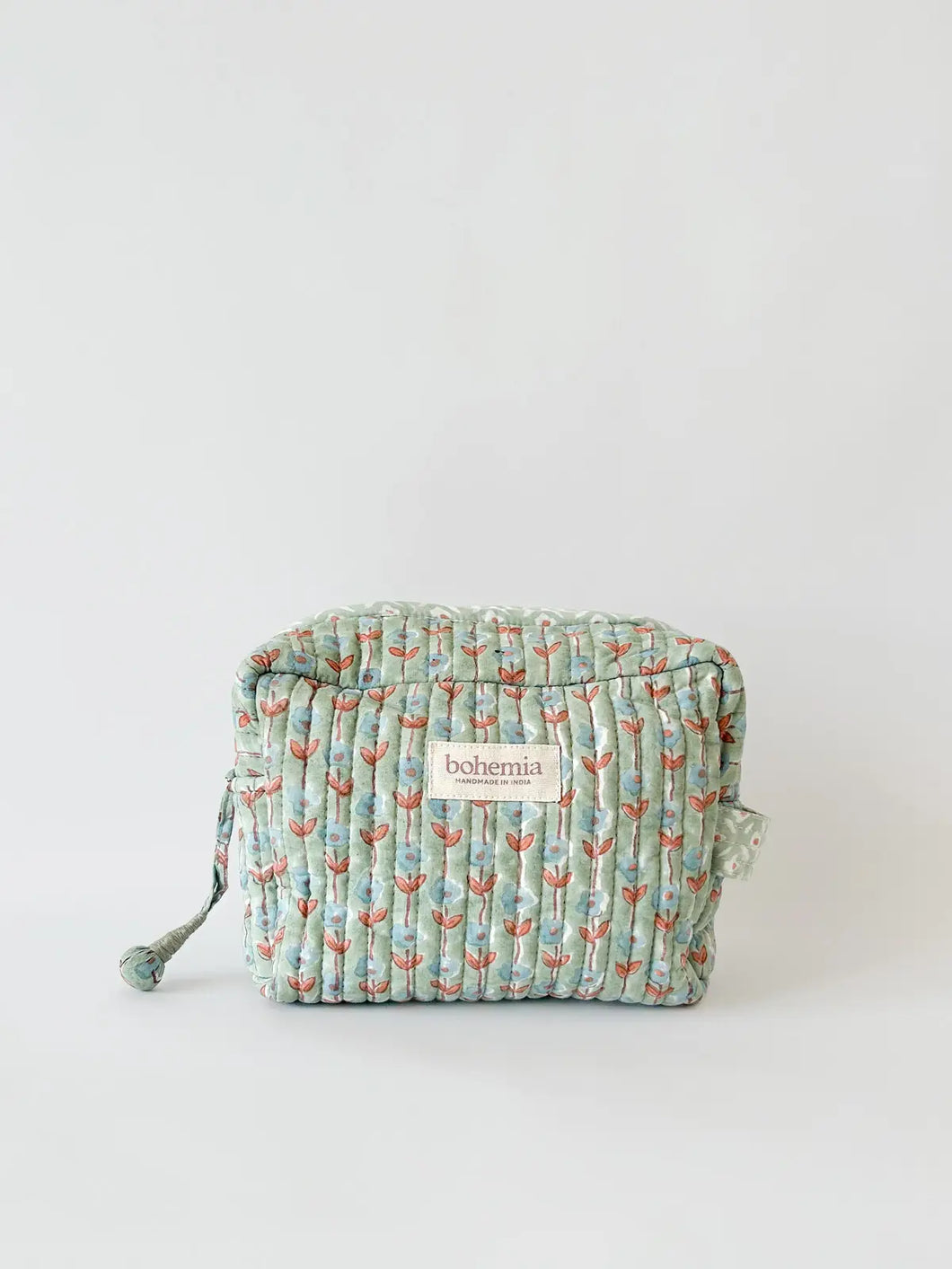 Garland Washbag | Duck Egg Floral Print