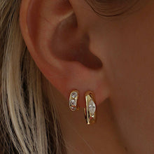 Load image into Gallery viewer, Aurum Hoops | 2 Colors Available
