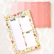 Load image into Gallery viewer, Daily Planner Notepad, 8.5x5.5 in. *More Designs Available*
