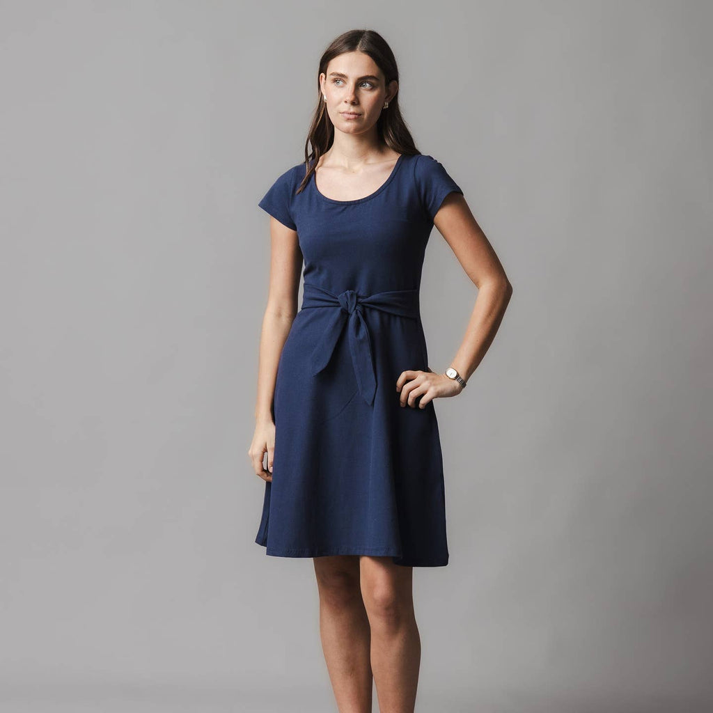 The Everday Organic Tie-Waist Dress