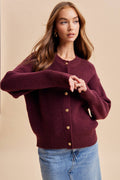 The Eloise Gold Button Cardigan