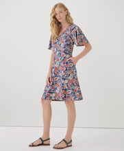 Load image into Gallery viewer, Pact Fit &amp; Flare Easy Dress | Autumn Cosmos
