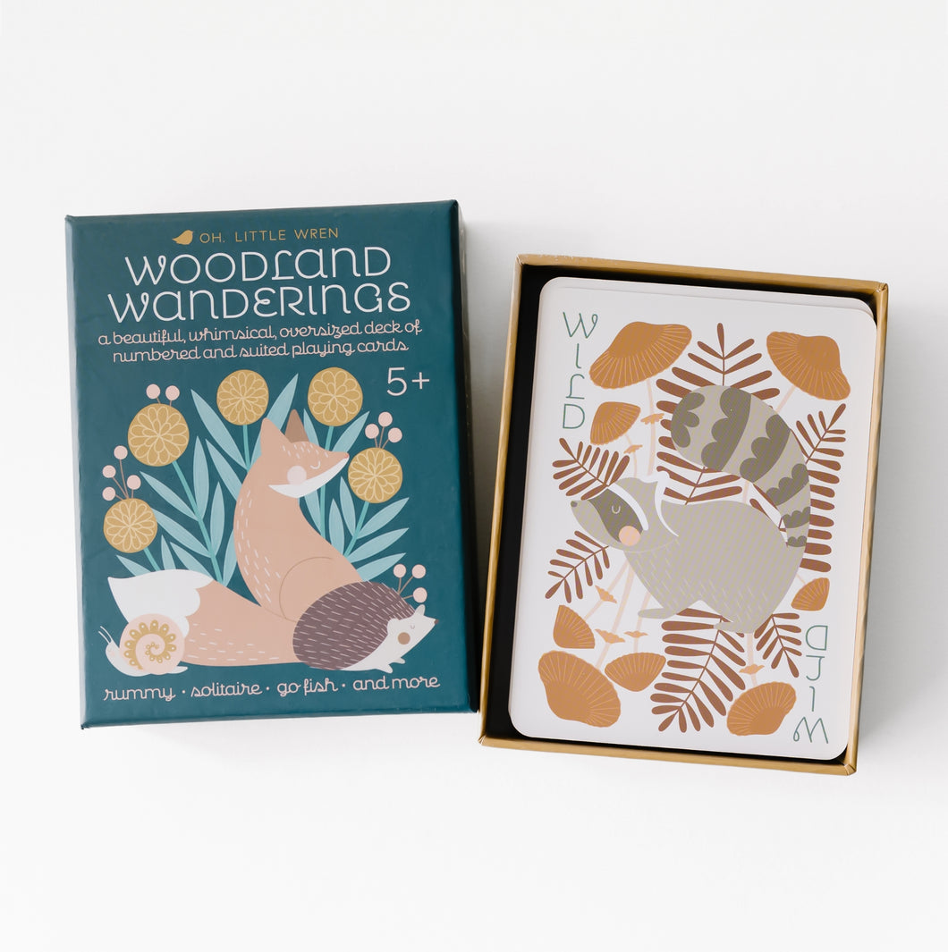 Woodland Playing Cards Deck | Family Game Night Favorite