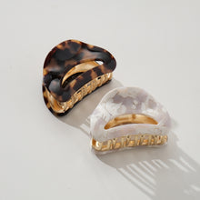 Load image into Gallery viewer, Nadia Vintage Curved Metal Claw Clip | Medium
