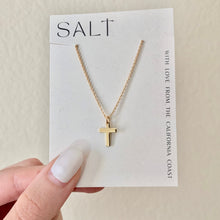 Load image into Gallery viewer, Dainty Gold Cross Necklace
