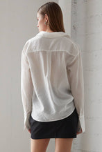 Load image into Gallery viewer, Crescent Nadia Tencel Blend Shirt- Ivory
