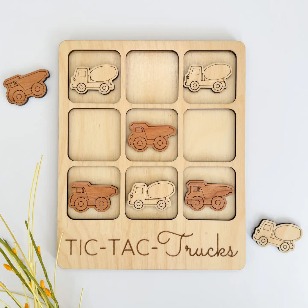 Wooden Tic-Tac-Toe Game | *Multiple Styles Available