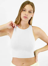 Load image into Gallery viewer, Nikibiki Solid High Neck Crop Tank
