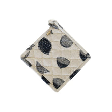 Load image into Gallery viewer, Trivet / Pot Holder Lemons Print Dark Blue
