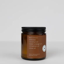 Load image into Gallery viewer, Fontana Candle Co. Cinnamon Orange Clove Essential Oil Beeswax Candle
