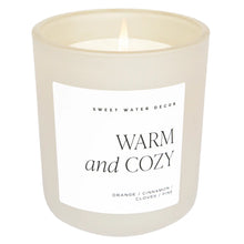 Load image into Gallery viewer, Warm and Cozy 15 oz Soy Candle, Matte Jar
