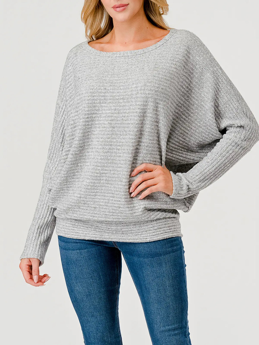 Aspen Sweater | Heather Grey