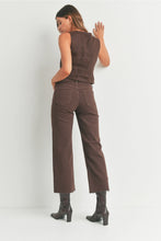 Load image into Gallery viewer, Just Black Denim Espresso - High Rise Utility Wide Leg
