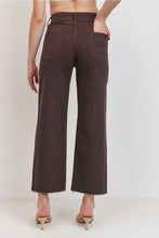 Load image into Gallery viewer, Just Black Denim Espresso - High Rise Utility Wide Leg
