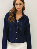 Harbor Line Denim Shacket
