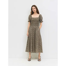 Load image into Gallery viewer, Harleen Dress | Smocked Floral Midi Dress
