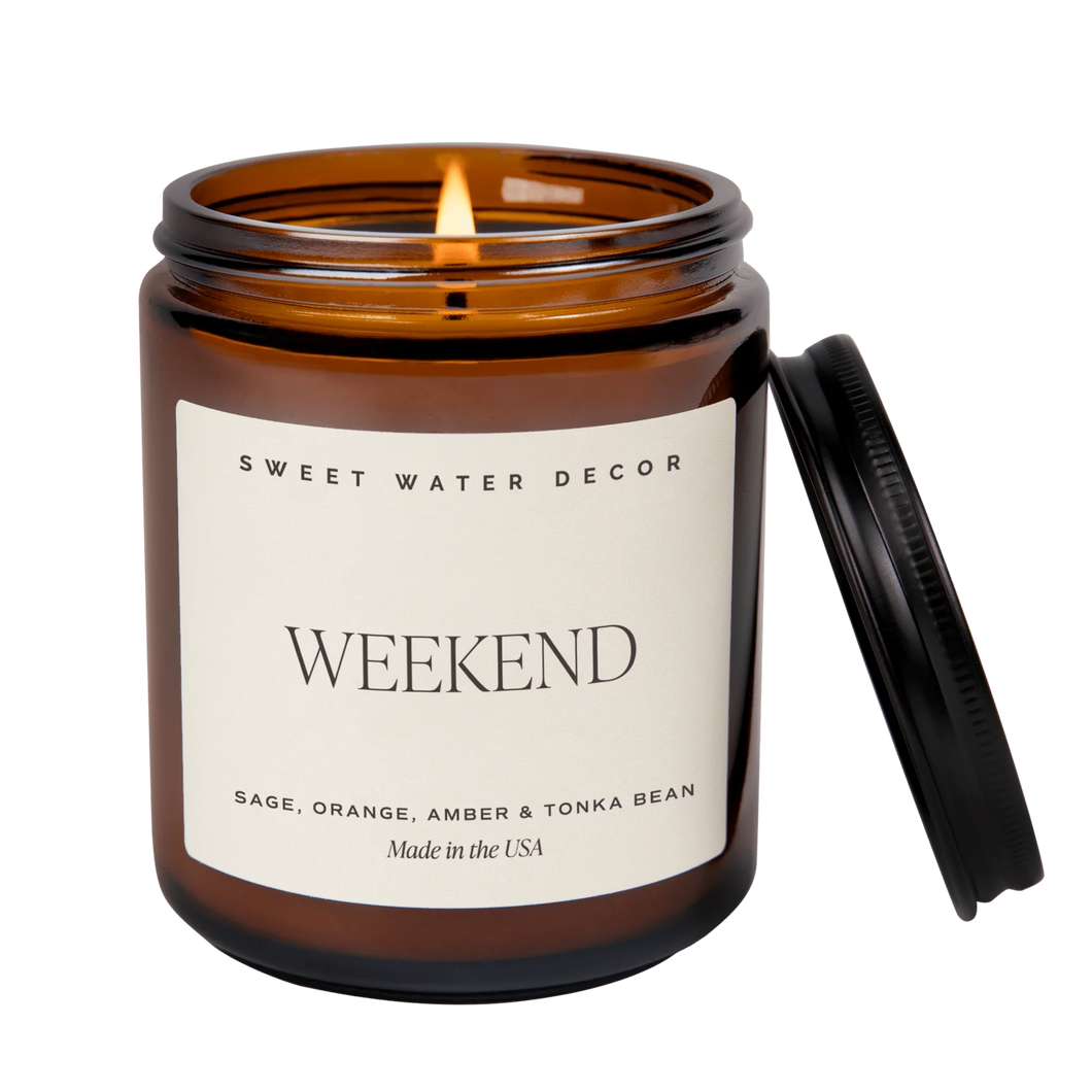 Weekend Soy Candle - Amber Jar