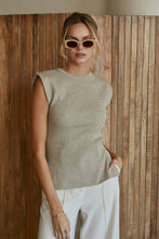 Load image into Gallery viewer, Crescent Genesis Knit Top- Oatmeal
