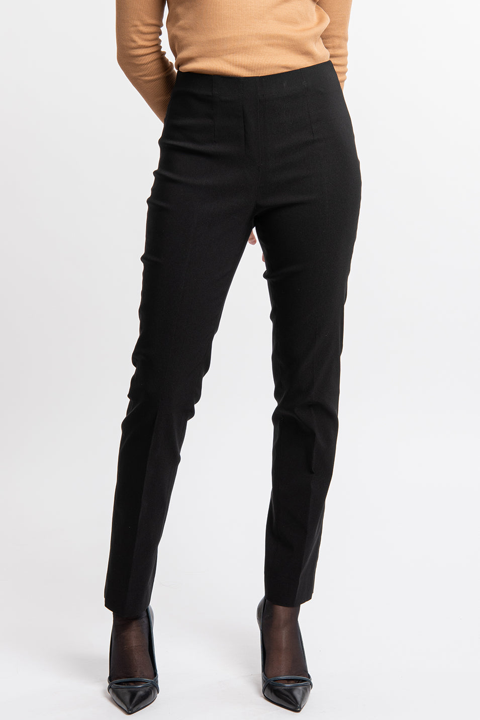 Ficelle Paris High-Waisted Fitted Trouser Pant