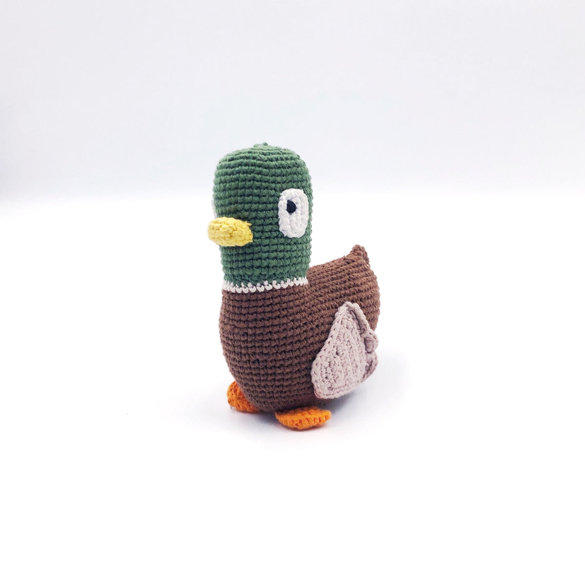 Organic Crochet Mallard Duck
