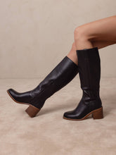 Load image into Gallery viewer, The Harriet | Black Tall Riding Boot
