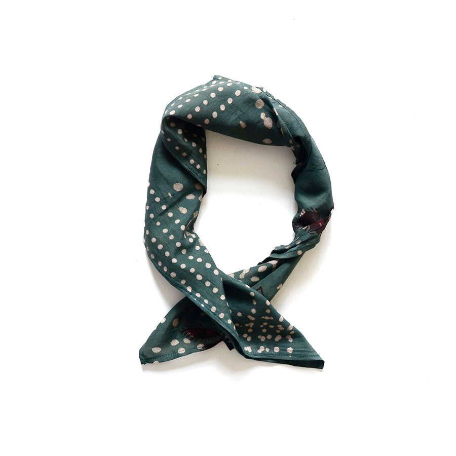 Ichcha Floral Green Bandana