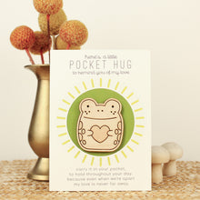 Load image into Gallery viewer, Wooden Pocket Hug | Multiple Animals Available
