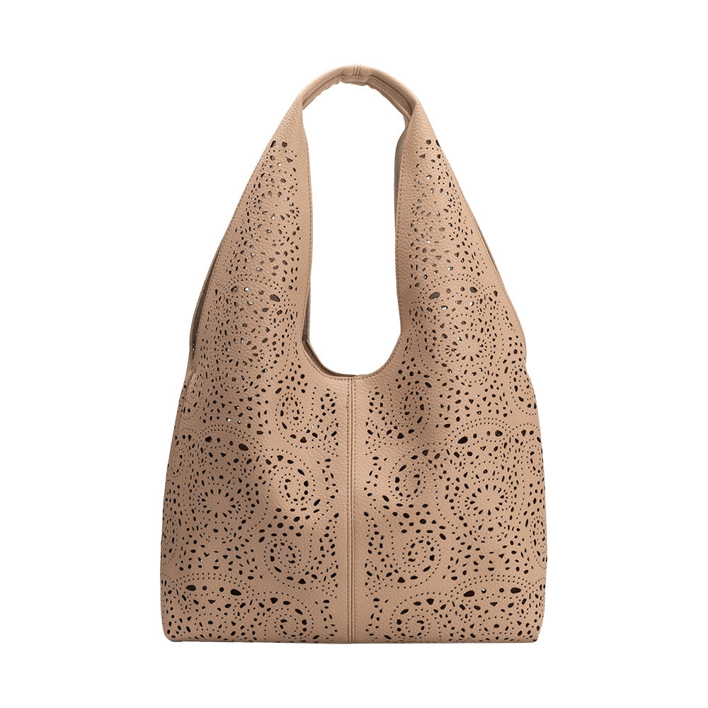 Melie Bianco Farrow Recycled Vegan Tote Bag | Tan